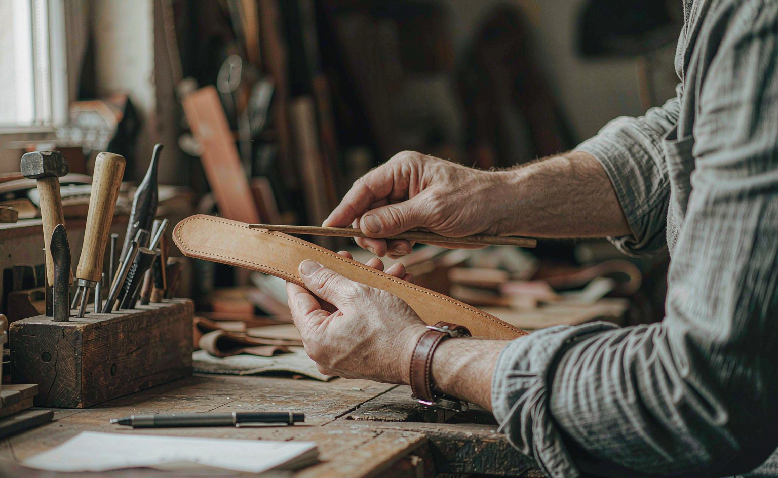 Feathered Edge vs. Beveled Edge in Leather Belts: Craftsmanship Explained