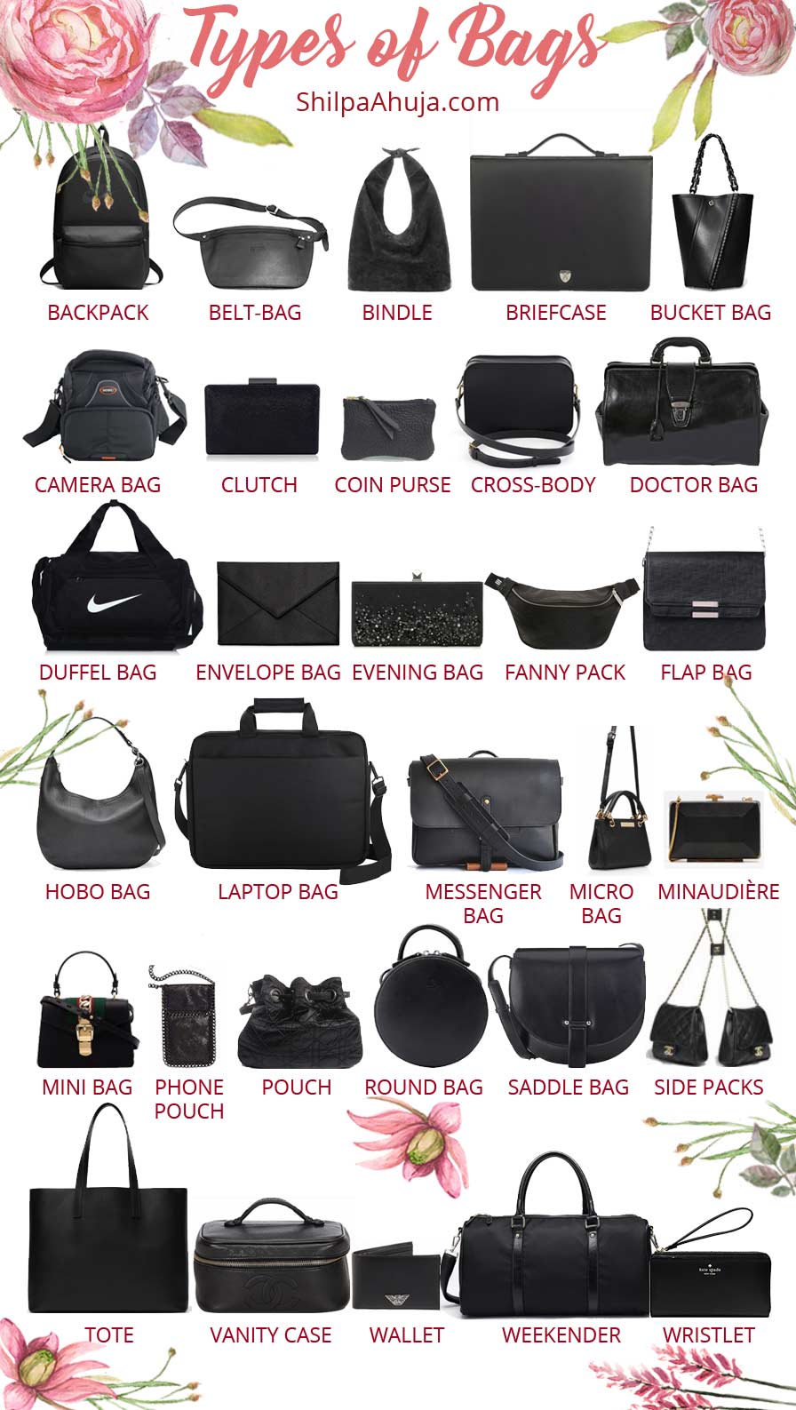 15 Different Types of Handbags: Choosing The Right Style For Your Brand
